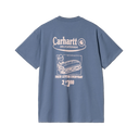 S/S Catalogue T-Shirt - Blue Iris/Air Pink