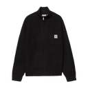 Detroit Half Zip Sweater - Black