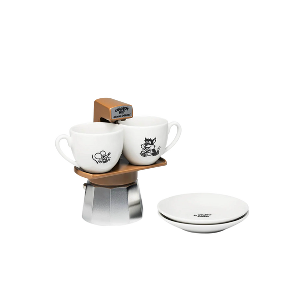 Carhartt WIP Gemini Express Coffee Break Espresso Maker - Brown