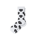 Heart Logo Socks - White