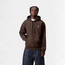 Hooded American Script Sweat - Palisander