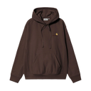 Hooded American Script Sweat - Palisander