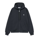 Hooded Mack Sweat Jacket - Dark Navy / Wax