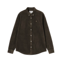 L/S Madison Cord Shirt - Tobacco