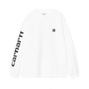 L/S Archive Script T-Shirt - White