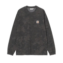 L/S Camo Combi T-Shirt - Green/Graphite