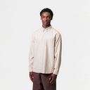 L/S Cassel Shirt - Peanut/White