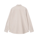 L/S Cassel Shirt - Peanut/White