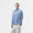 L/S Keene Stripe Shirt - Curacao