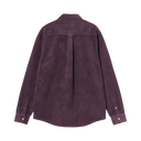 L/S Madison Cord Shirt - Cozy Purple