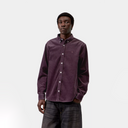 L/S Madison Cord Shirt - Cozy Purple