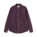 L/S Madison Cord Shirt - Cozy Purple