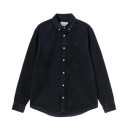 L/S Madison Cord Shirt - Dark Navy/Dark Navy