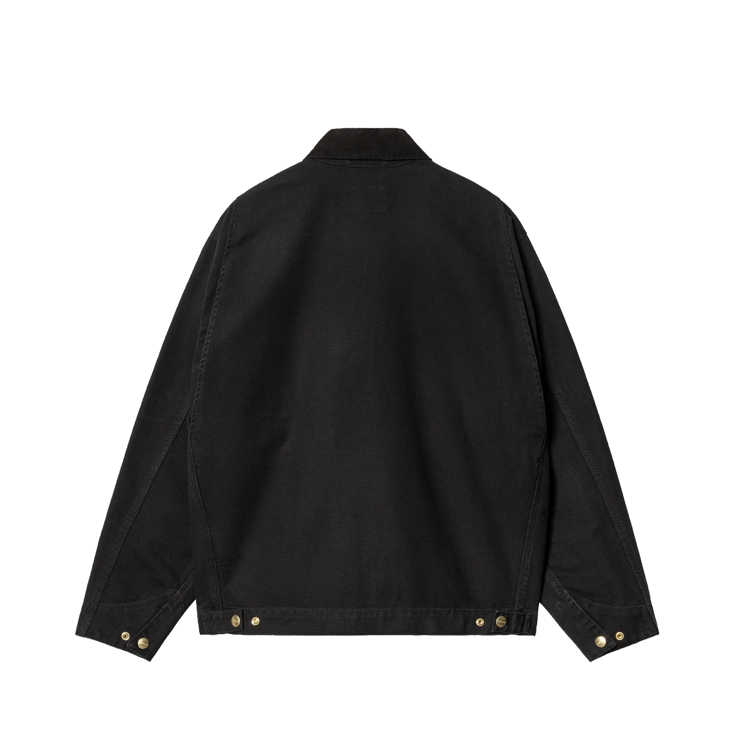 Carhartt WIP OG Detroit Jacket (Spring) - Black/Black Aged Canvas