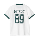 S/S 89 Ringer T-Shirt - White/Rainforest