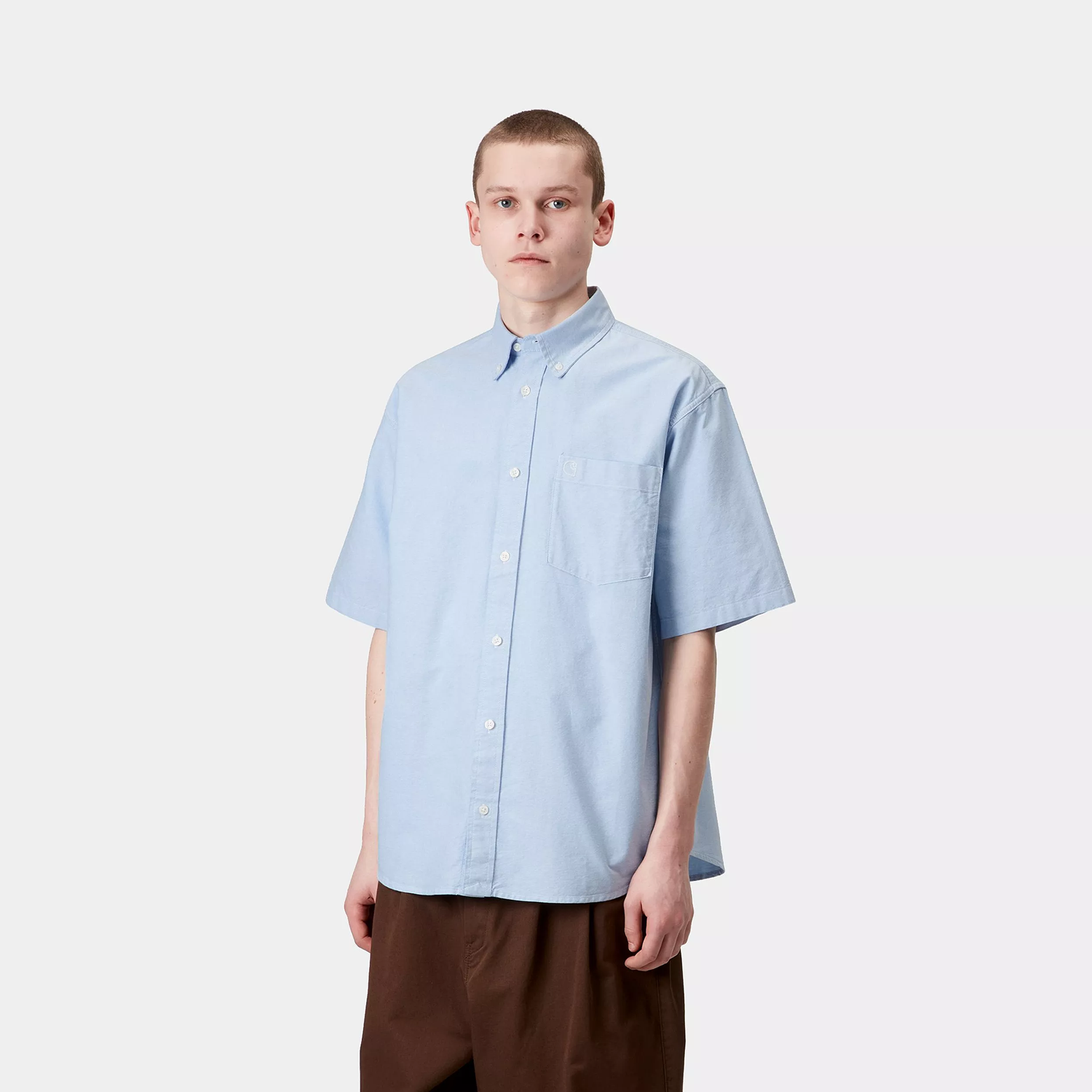 Carhartt WIP S/S Phelps Shirt - Bluebird Stripe – Stomping Carhartt WIP S/S Phelps Shirt - Bluebird Stripe – Stomping