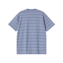 S/S Brodine T-shirt - Brodine Stripe Sorrent Indigo Overdyed