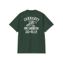 S/S Cabinetry T-Shirt- Conifer / White