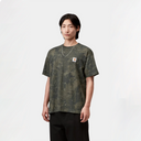 S/S Camo Combi T-Shirt - Green / Olive