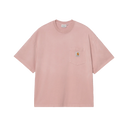 S/S Hudson Pocket T-shirt - Daphne Chalk Wash