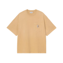 S/S Hudson Pocket T-Shirt - Dusty H Brown Chalk Wash