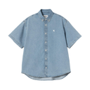 S/S Lucas Shirt - Blue Bleached