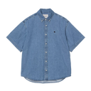 S/S Lucas Shirt - Blue Stone Washed
