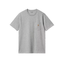 S/S Pocket T-shirt- Grey Heather