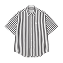 S/S Royce Shirt - Royce Stripe - Graphite / White