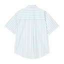 S/S Royce Shirt - Royce Stripe - Icaria / White