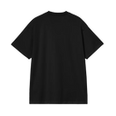S/S Small Heart T-Shirt - Black / Black