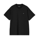 S/S Small Heart T-Shirt - Black / Black