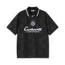 S/S Terrace Football T-Shirt - Heart Train Jacquard - Black