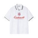S/S Terrace Football T-Shirt - Heart Train Jacquard - White