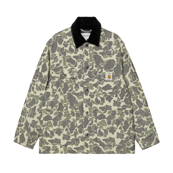 Carhartt WIP Tapestry Chore Coat - Camo Duck Jacquard, Green