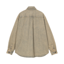 Tigan Shirt Jac Cotton 'Smithtown' Denim - Blue/Leather