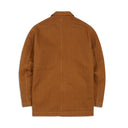 Cotton Duck Canvas Five-Pocket Chore Jacket - Tobacco