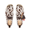Wallabee - Brown Cow Print
