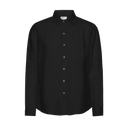 Linen Shirt - Deep Black