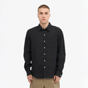 Linen Shirt - Deep Black