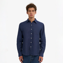 Linen Shirt - Marine Blue