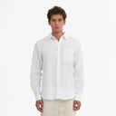 Linen Shirt - Optical White