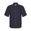 Linen SS Shirt - Navy Blue