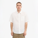 Linen SS Shirt - Optical White