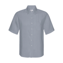 Linen SS Shirt - Steel Blue