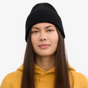Merino Wool Beanie - Deep Black