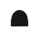 Merino Wool Beanie - Deep Black