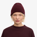 Merino Wool Beanie - Oxblood Red