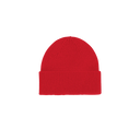 Merino Wool Beanie - Scarlet Red
