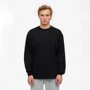 Oversized L/S Tee - Deep Black